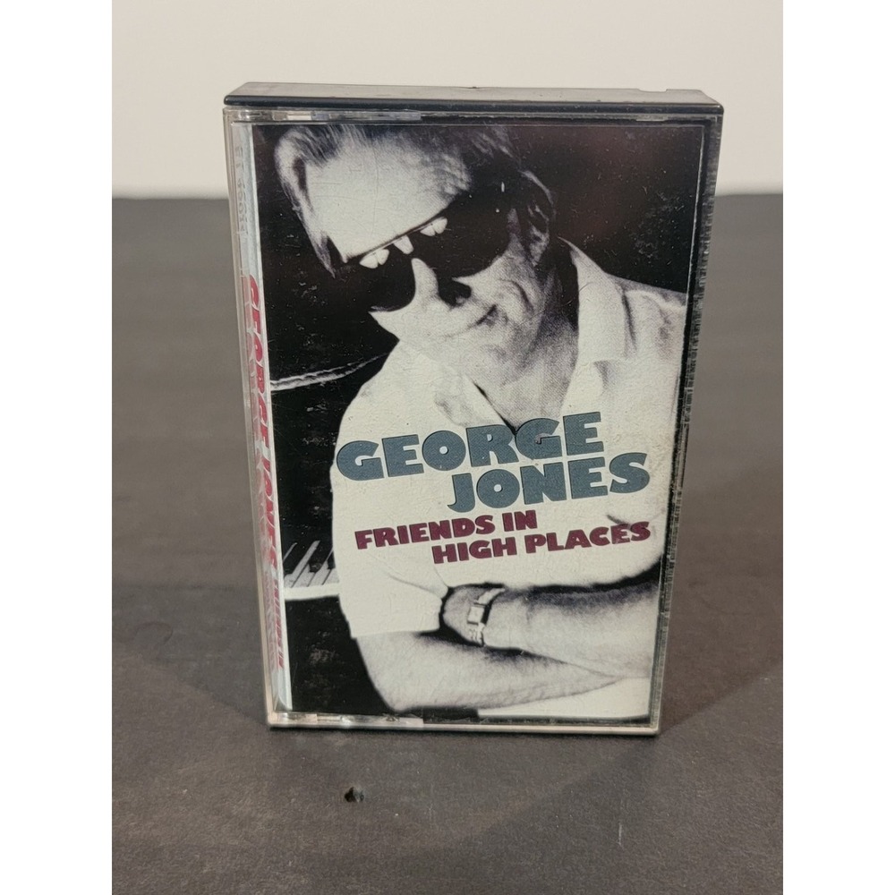 George Jones‎ Friends In High Places Cassette 1991 Epic